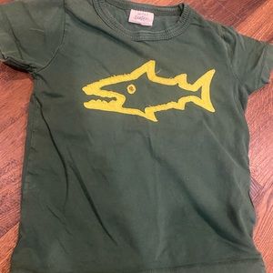 Mini Boden shark/fish tee shirt